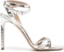 Michael Kors Collection Chrissy Runway 110mm leather sandals Silver - Thumbnail 1