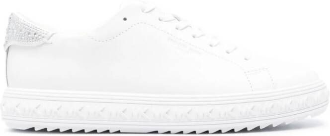 Michael Kors Collection Grove Lake crystal-embellished sneakers White