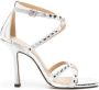 Michael Kors crystal-embellished strappy sandals Silver - Thumbnail 9