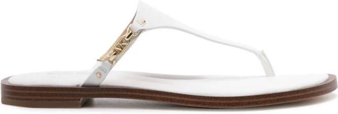 Michael Kors Daniella leather sandals White