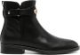 Michael Kors Rocco 75mm monogram-print loafers Black - Thumbnail 1