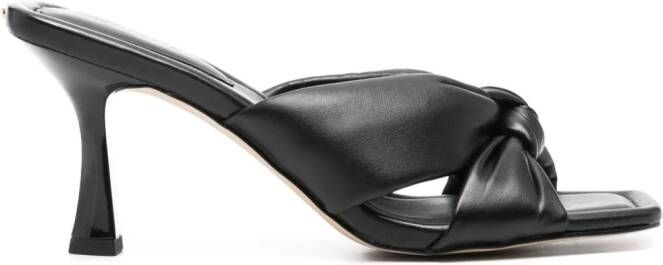 Michael Kors Elena 76mm leather mules Black