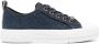 Michael Kors embossed logo-print suede sneakers Blue - Thumbnail 1