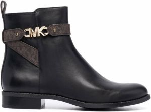 Michael Kors Farrah flat booties Black