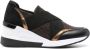 Michael Kors Geena 60mm glitter wedge sneakers Black - Thumbnail 5