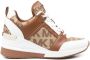 Michael Kors Edie knitted high-top sneakers Brown - Thumbnail 8