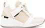 Michael Kors Georgie monogram-pattern sneakers White - Thumbnail 1