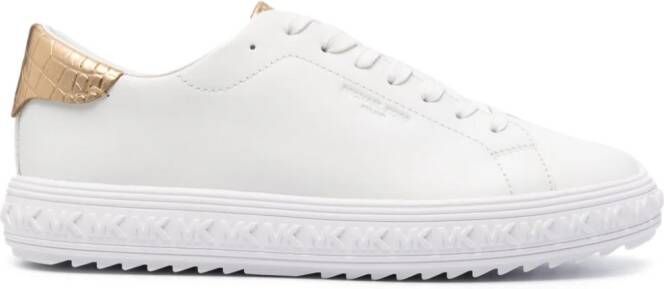 Michael Kors Grove leather sneakers White