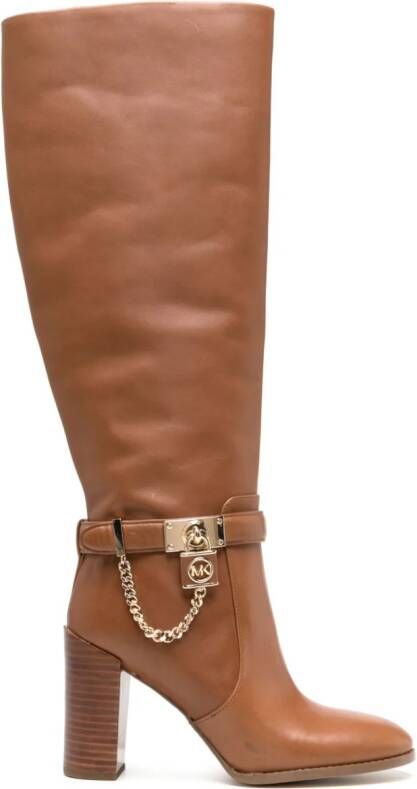 Michael Kors Hamilton 90mm knee-high boots Brown