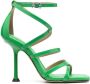 Michael Kors Imani Patent Leather sandal Green - Thumbnail 1