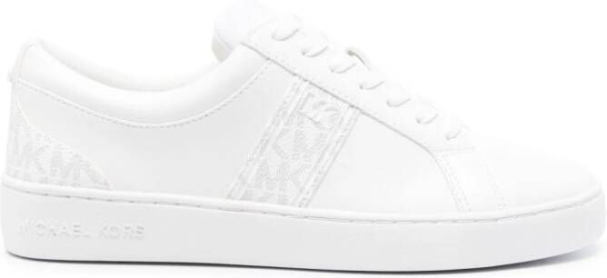 Michael Kors Juno logo-print panelled sneakers White