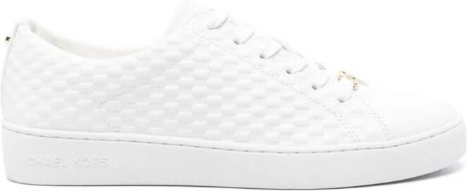 Michael Kors Keaton logo-debossed sneakers White