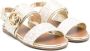 Michael Kors Kids monogram-pattern sandals Gold - Thumbnail 1
