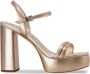 Michael Kors Laci metallic platform sandals Gold - Thumbnail 1