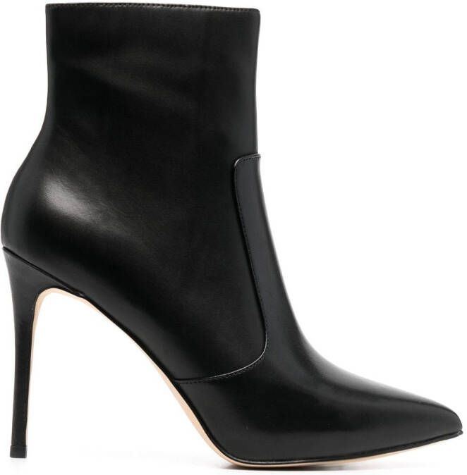 Michael Kors leather 105mm ankle boots Black