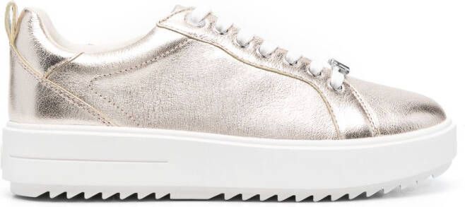 Michael Kors leather low-top sneakers Yellow