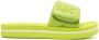 Michael Kors logo-embossed platform sandals Green - Thumbnail 1