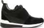 Michael Kors Maven Mixed-Media leather sneakers Black - Thumbnail 1