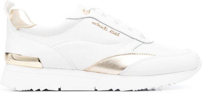 Michael Kors metallic-effect low-top sneakers White