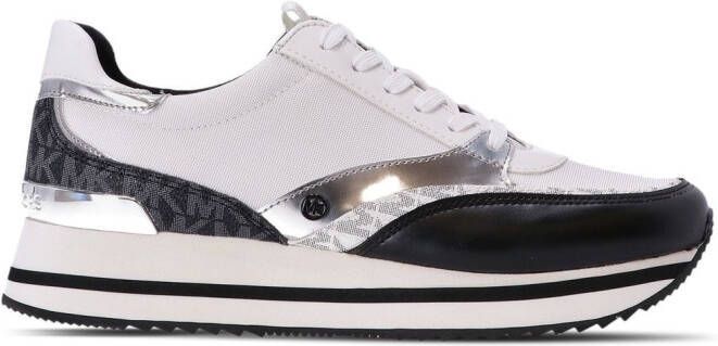 Michael Kors monogram-detail low-top sneakers White