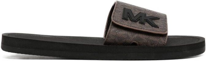 Michael Kors Bodie monogram slip-on sneakers Brown