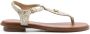 Michael Kors monogram logo-appliqué flat sandals Neutrals - Thumbnail 1