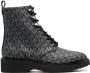 Michael Kors monogram-pattern ankle boots Black - Thumbnail 1