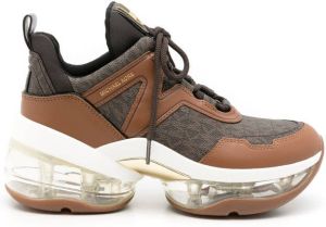 Michael Kors Olympia Extreme low-top sneakers Brown
