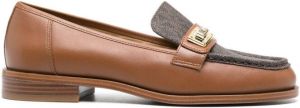 Michael Kors Padma 25mm faux turn-lock loafers Brown