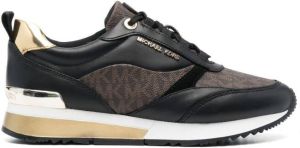 Michael Kors panelled lace-up sneakers Black