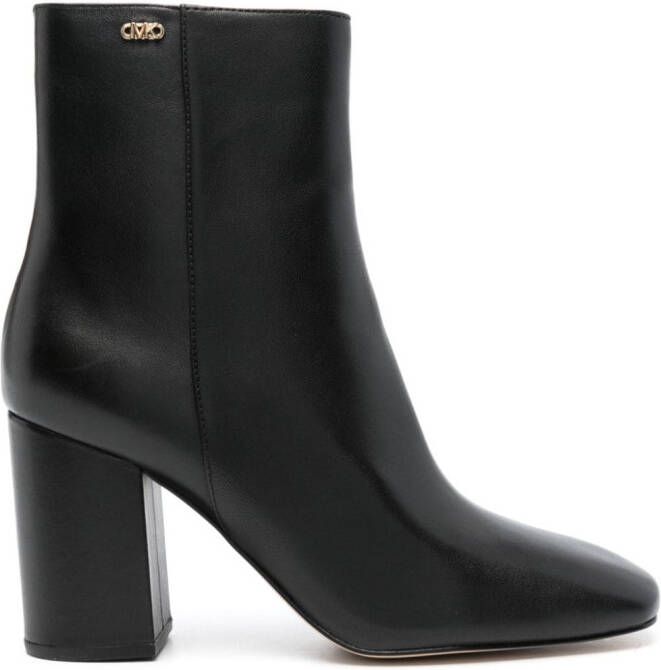 Michael Kors Perla Flex 80mm leather boots Black