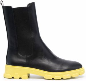 Michael Kors Ridley leather boots Black