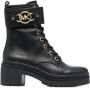 Michael Kors Rory leather combat boots Black - Thumbnail 1
