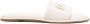 Michael Kors Saylor logo-plaque leather sandals White - Thumbnail 1