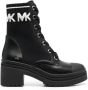 Michael Kors sock-panel logo-knit boots Black - Thumbnail 7