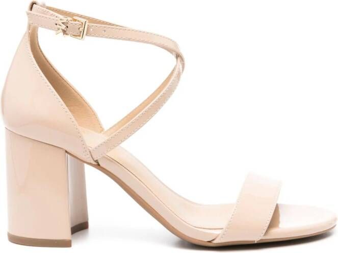 Michael Kors Sophie 70mm leather sandals Neutrals