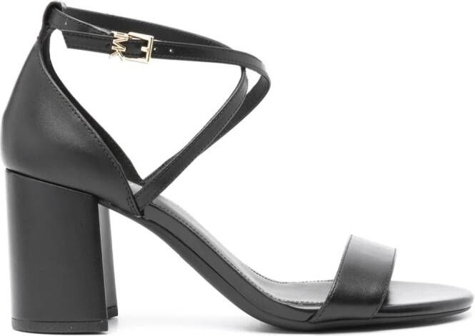 Michael Kors Sophie Flex 75mm leather sandals Black
