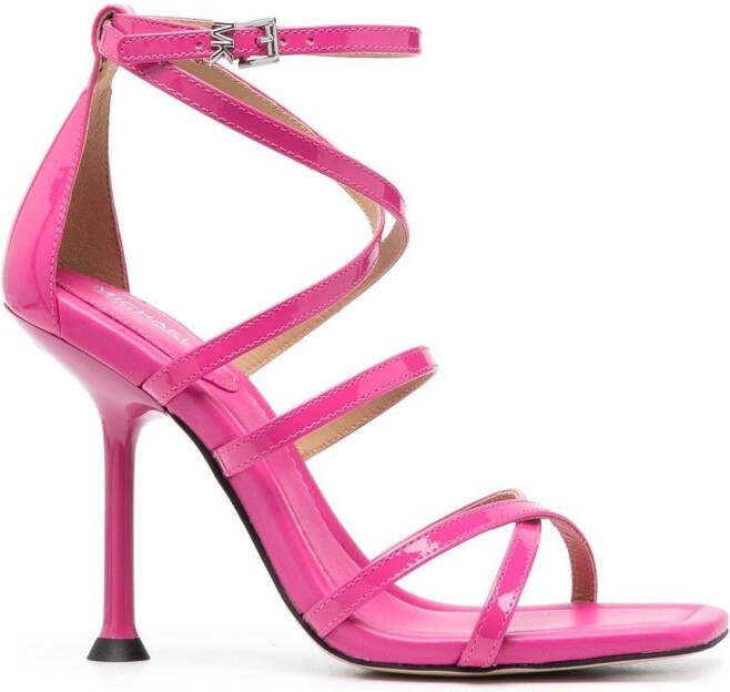 Michael Kors strappy leather pumps Pink