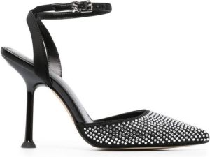 Michael Kors stud-embellished pointed-toe pumps Black
