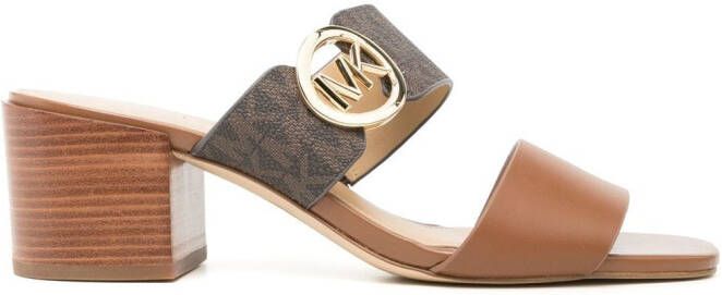 Michael Kors Summer double-strap sandals Brown