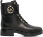 Michael Kors Tatum leather combat boots Black - Thumbnail 1