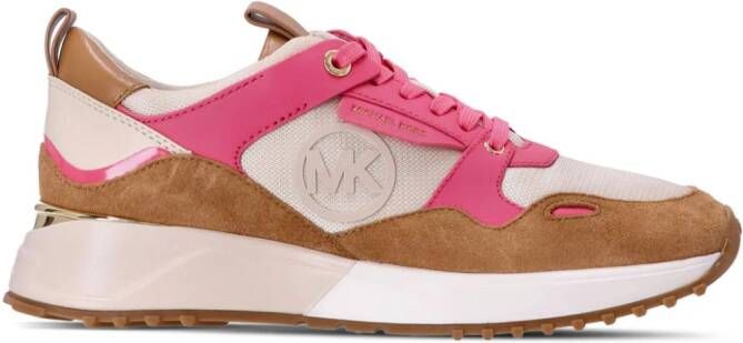 Michael Kors Theo panelled sneakers Neutrals