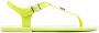 Michael Kors thong-strap logo plaque sandals Green - Thumbnail 1