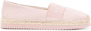 Michael Kors Vicky elasticated logo-strap espadrilles Pink