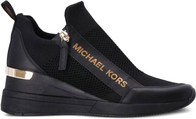 Michael Kors Willis knitted sneakers Black
