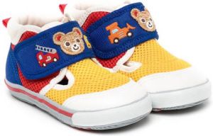 Miki House bunny patch-detail sneakers Multicolour