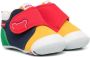 Miki House colour-block touch-strap sneakers Yellow - Thumbnail 1