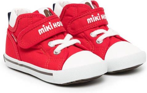 Miki House embroidered-logo sneakers