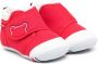 Miki House touch-strap cotton sneakers Red - Thumbnail 1