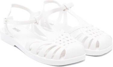 Mini Melissa Aranha caged-toe sandals White